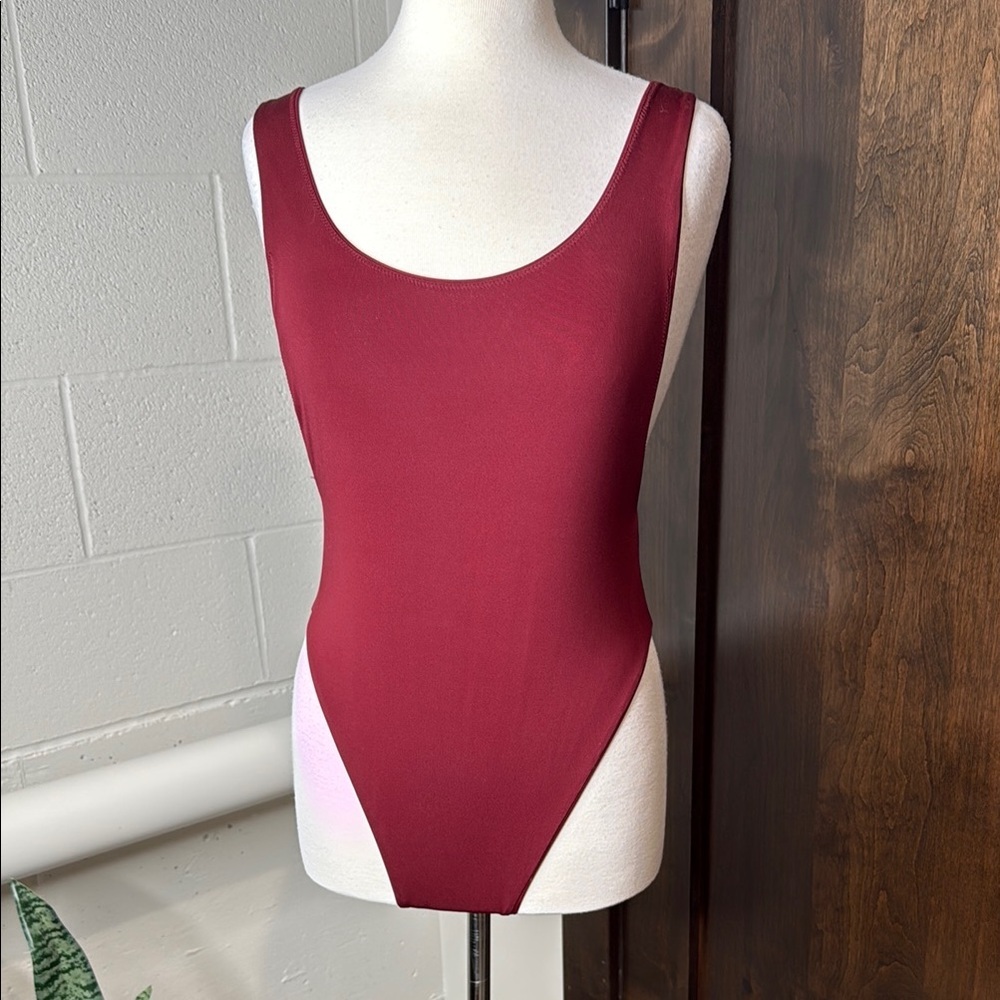 aerie One-Piece Swimsuit in Burgundy